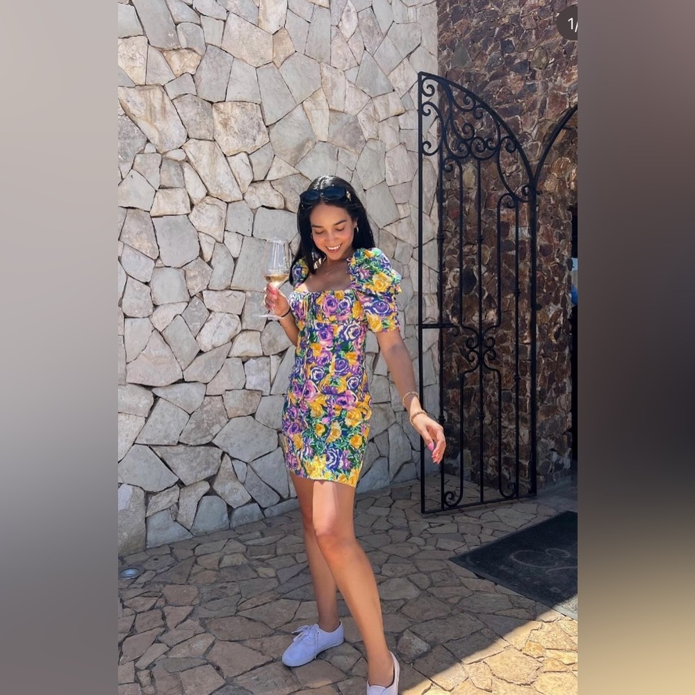 Zara Floral Mini Dress